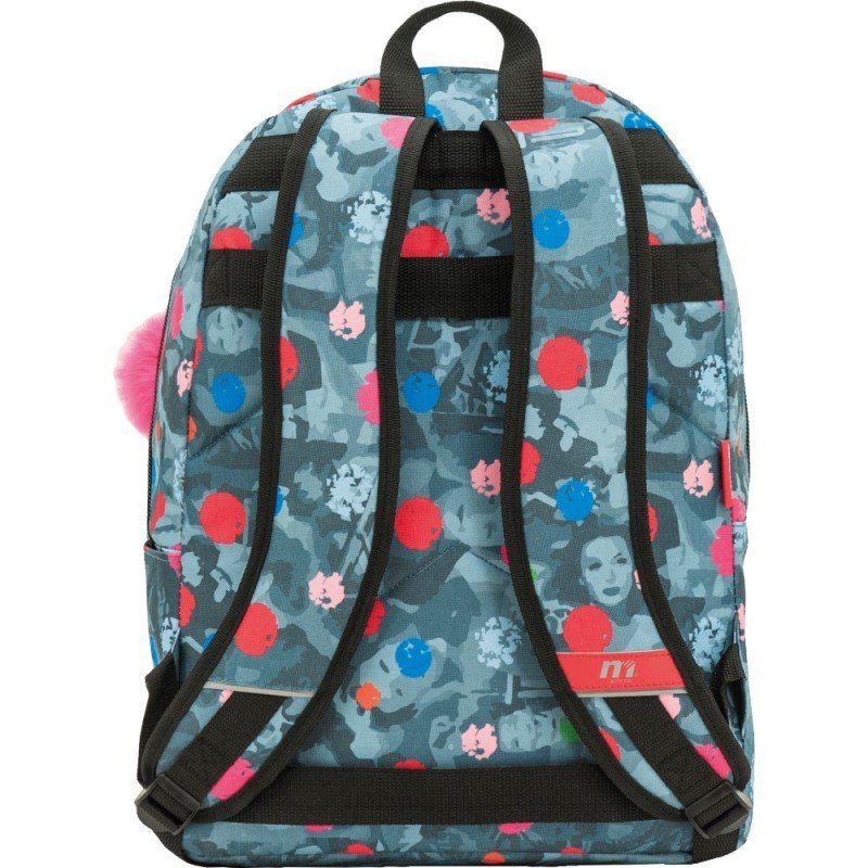 trasera mochila escolar teen adaptable andy warhol